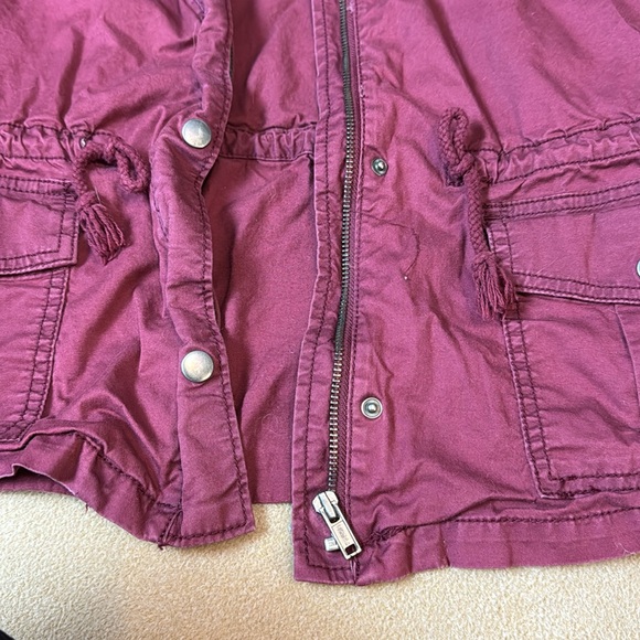 Mudd maroon military jacket - Picture 3 of 12